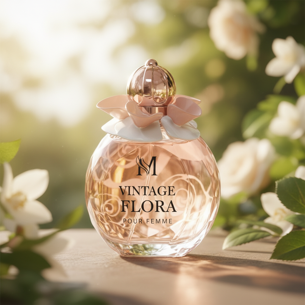 Eau De Parfum Vintage Flora Pour Femme 100ML - Perfume Floral Frutal