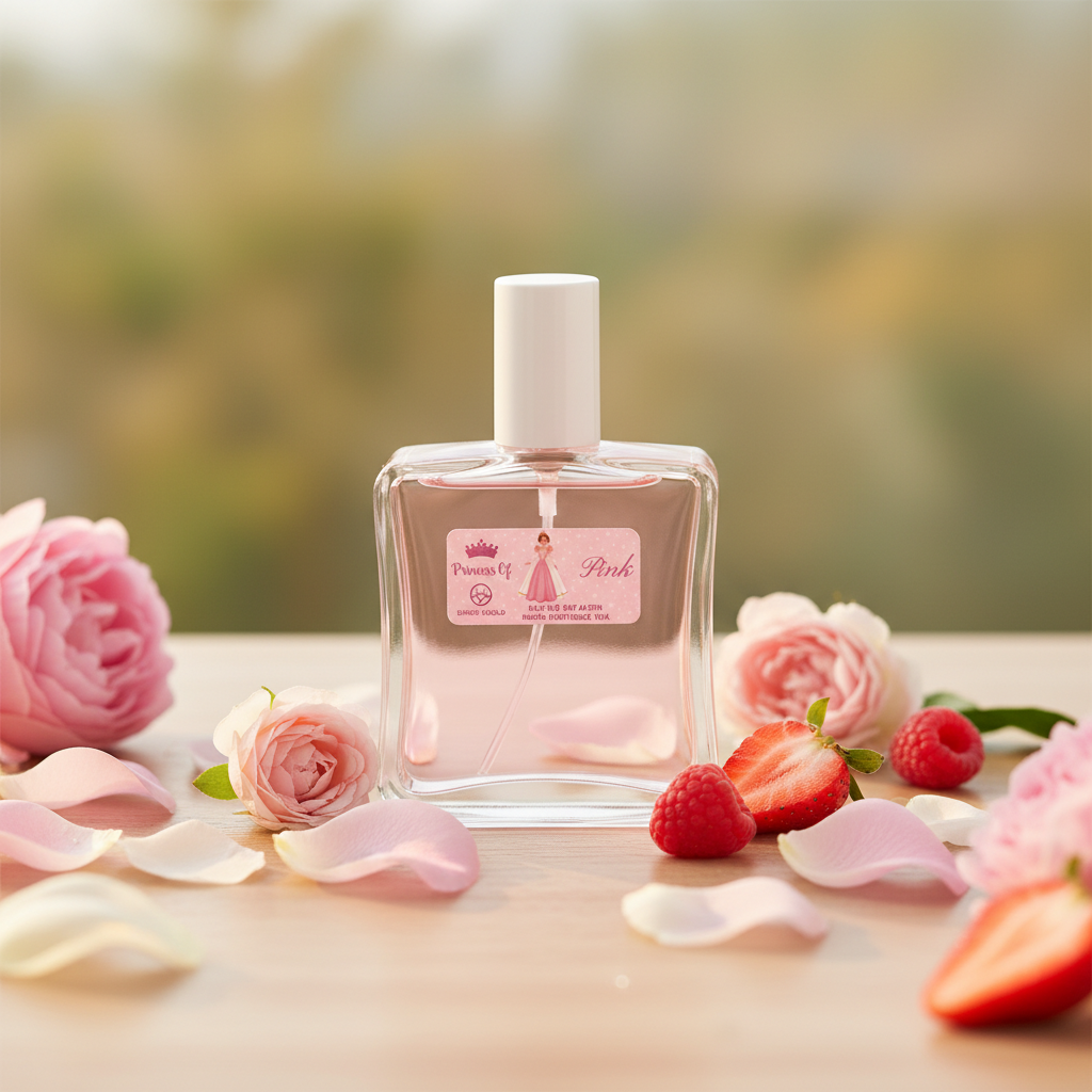 Eau De Toilette Pink Princess 100ML - Fragancia Frutal Floral Gourmand