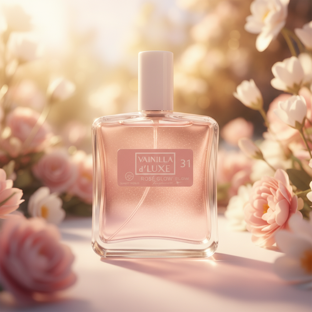 Eau De Toillette Vainilla D'luxe Rose Glow Pour Femme 100ML