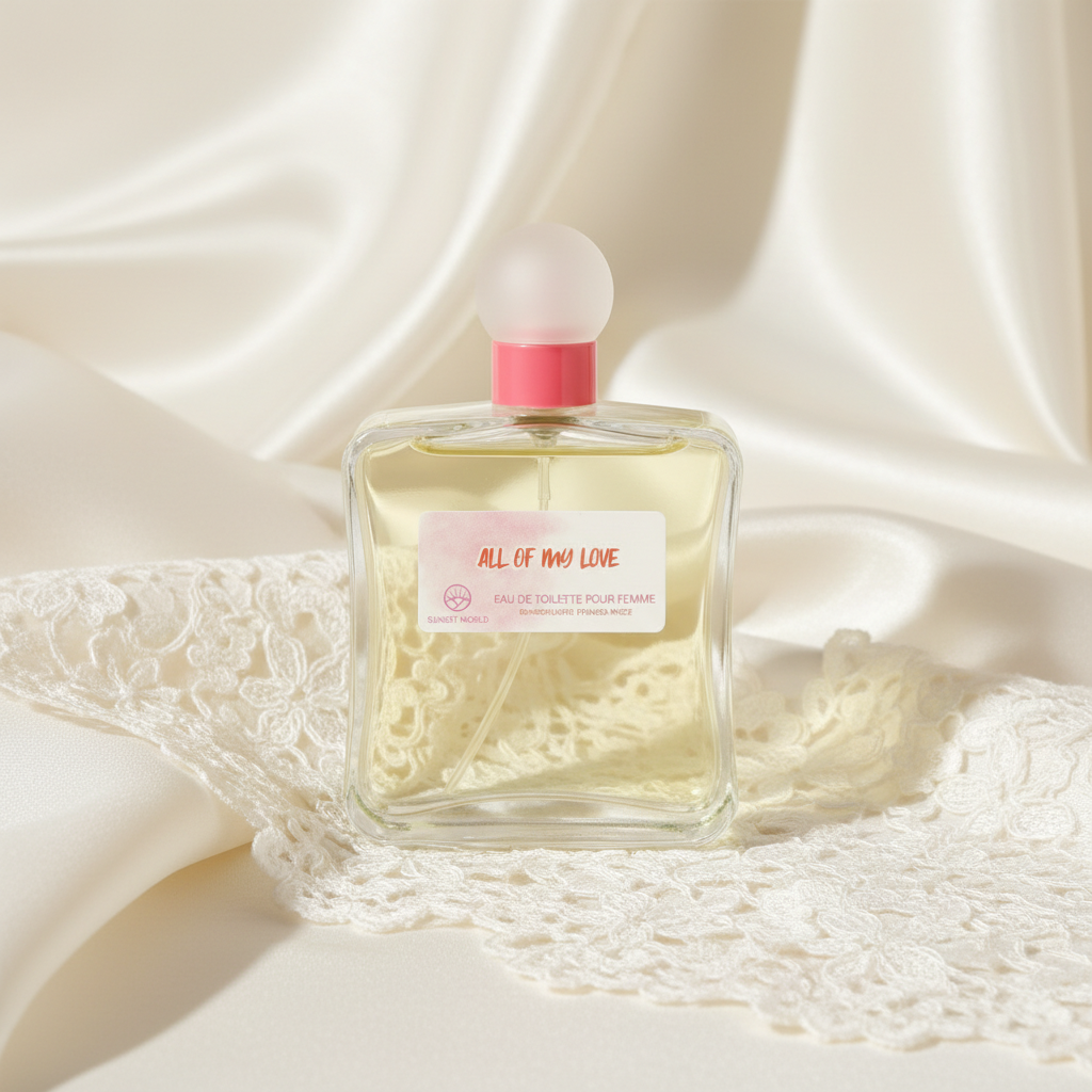 Eau De Toilette All Of My Love Pour Femme 100ML - Perfume Floral Amaderado