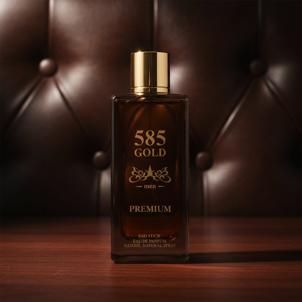 Perfume Eau De Parfum 585 Gold Premium Men 100ML - Aroma Amaderado Especiado