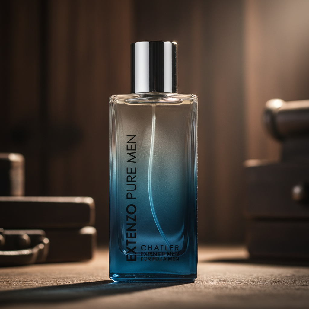 Eau De Parfum Extenzo Pure Men 100ml - Perfume Amaderado Aromático
