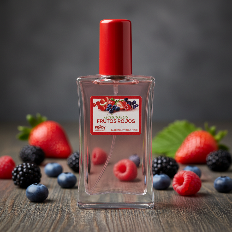 Eau De Toilette De Frutos Rojos 90ML - Aroma Fresco Y Frutal