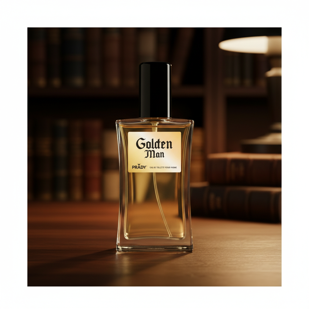 Colonia Eau De Toilette Golden Man Pour Homme 90ml - Fragancia Seductora