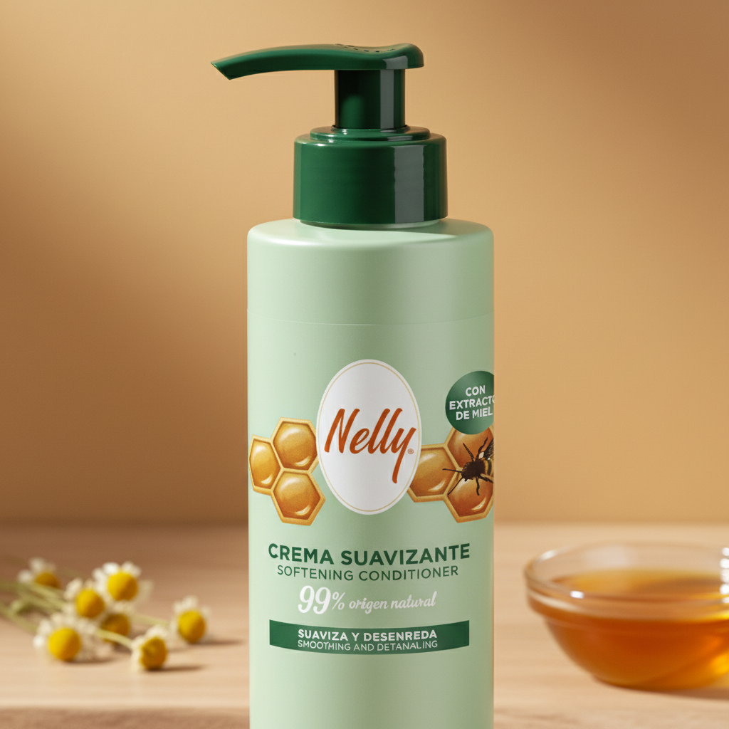 Crema Suavizante Para Cabello Con Extracto De Miel 750ml - Brillo Y Suavidad