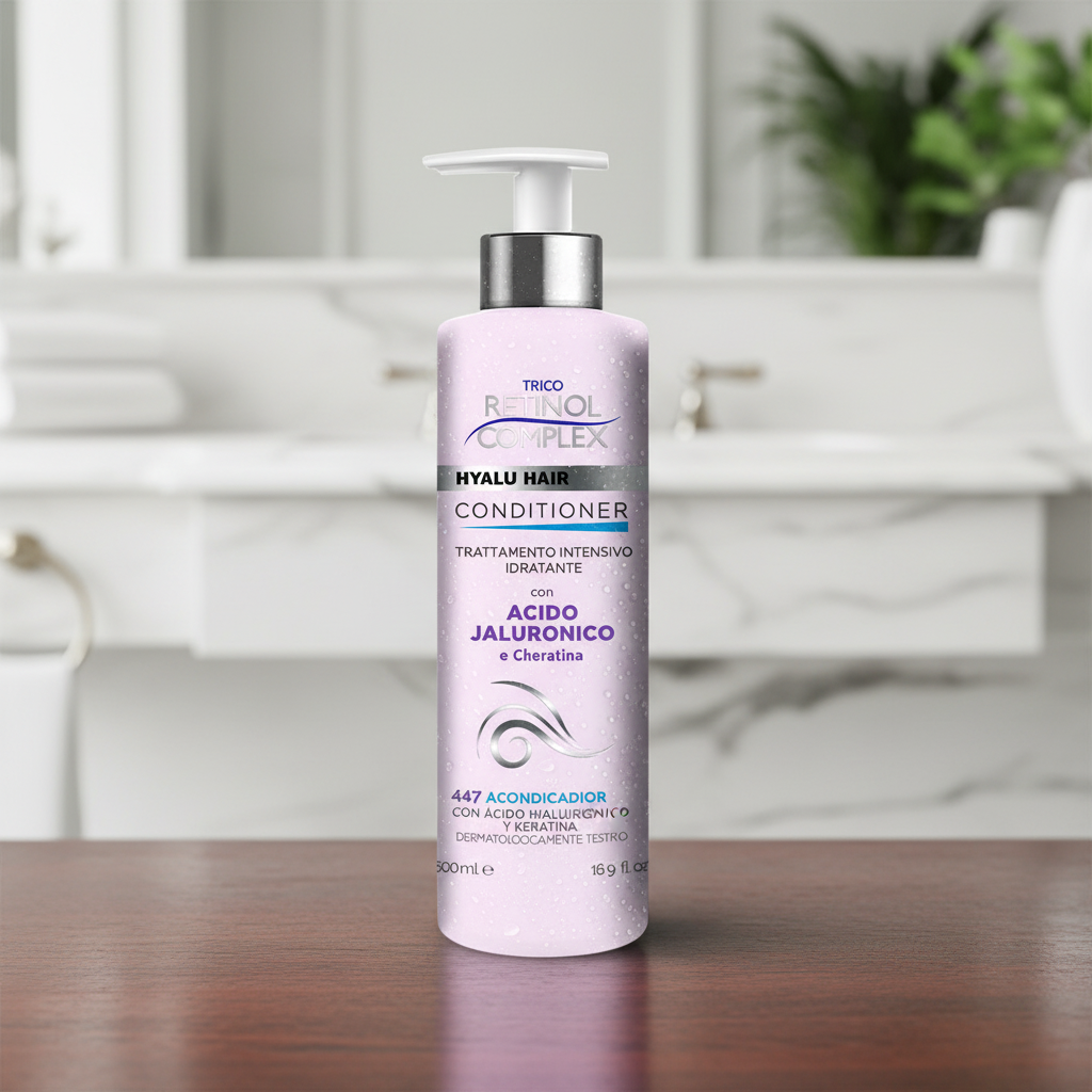 Acondicionador Hidratante Con ÁCido Hialurónico Y Queratina 500ml