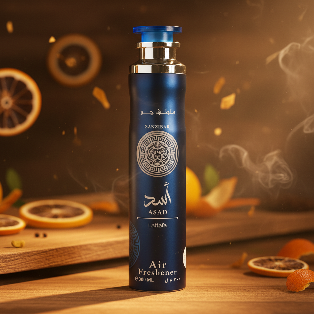 Ambientador En Spray Cítrico Oriental 300ml - Fragancia Exótica Y Refrescante