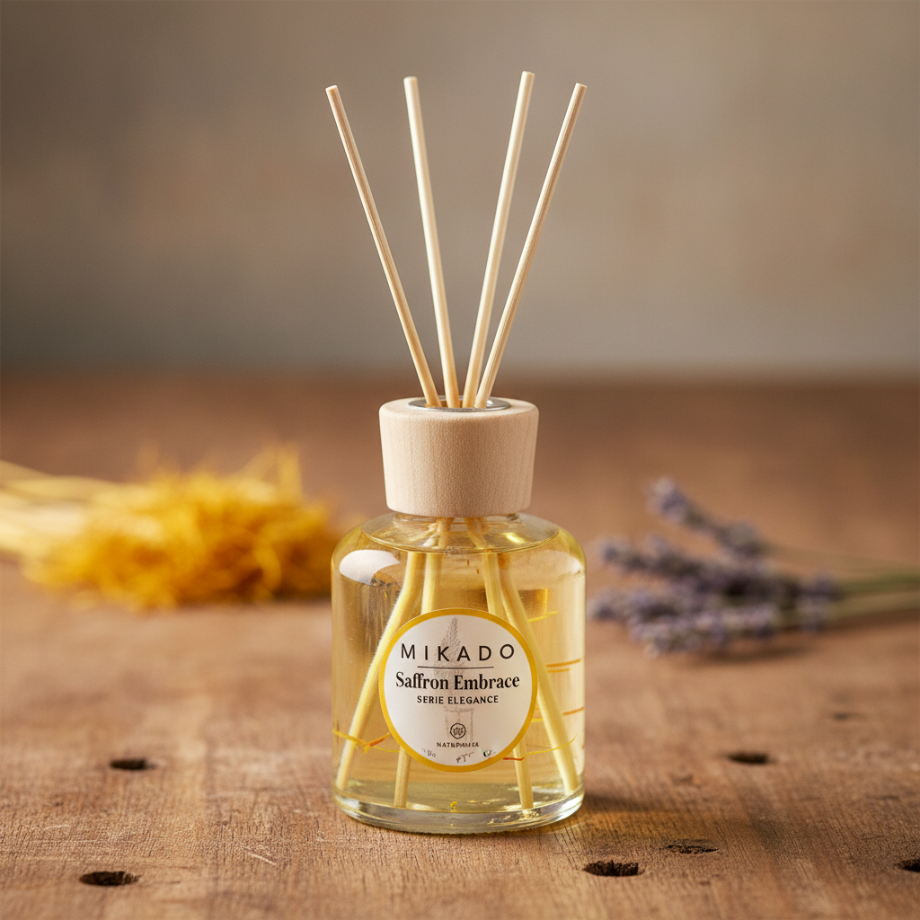 Ambientador Mikado Saffron Embrace 100ml - Aromatiza Tu Espacio