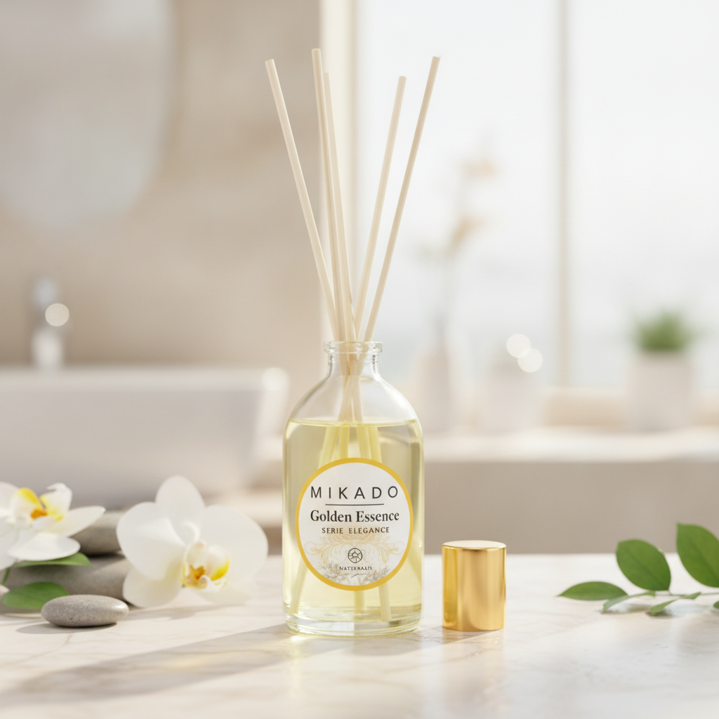 Ambientador Mikado Golden Essence 100ml - Aroma Natural Y Elegante