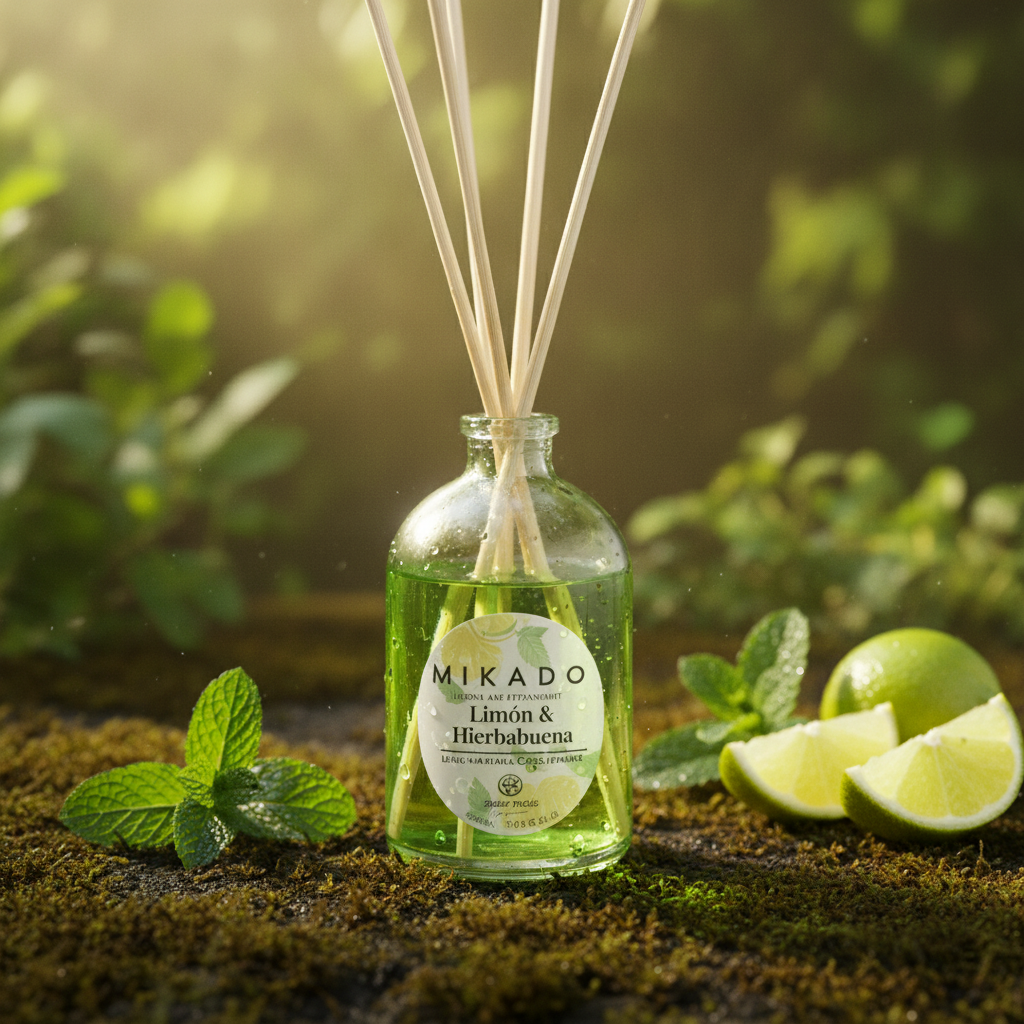 Ambientador Mikado Limón Y Hierbabuena 100ml - Frescura Natural