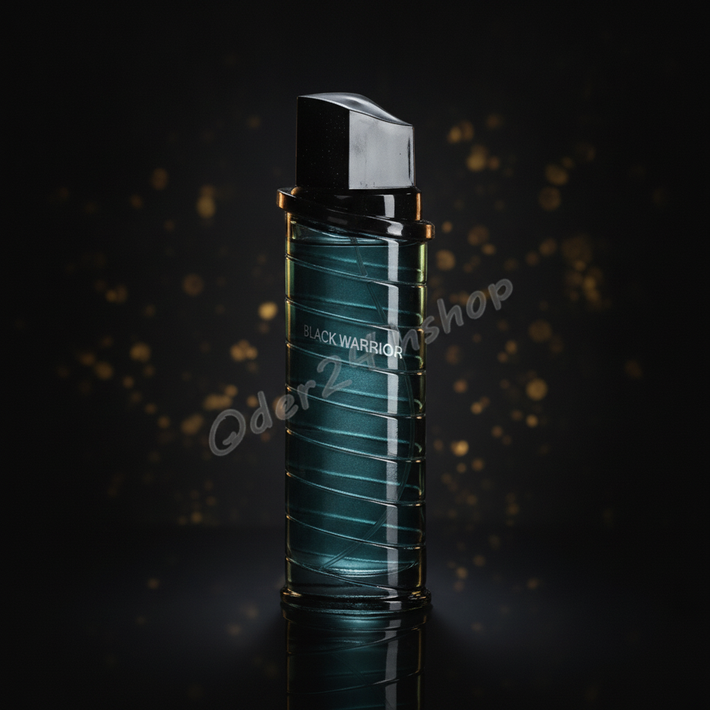 Perfume Masculino Black Warrior 100ml - Esencia De Fuerza Y Confianza