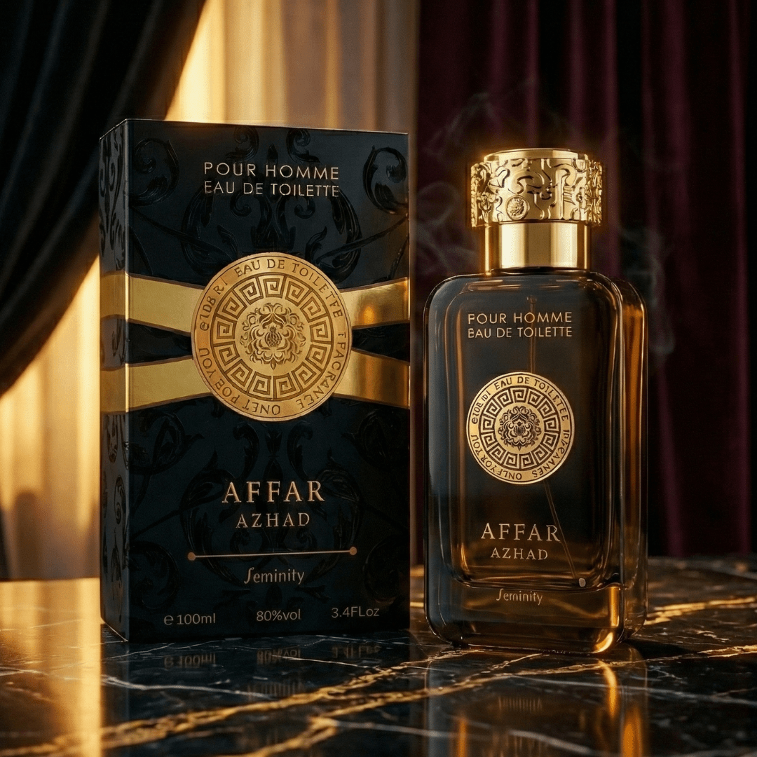 Perfume masculino Affar Azhad pour Homme 100ml eau de toilette – Fragancia intensa y duradera con notas orientales amaderadas, ideal para hombres elegantes y seguros