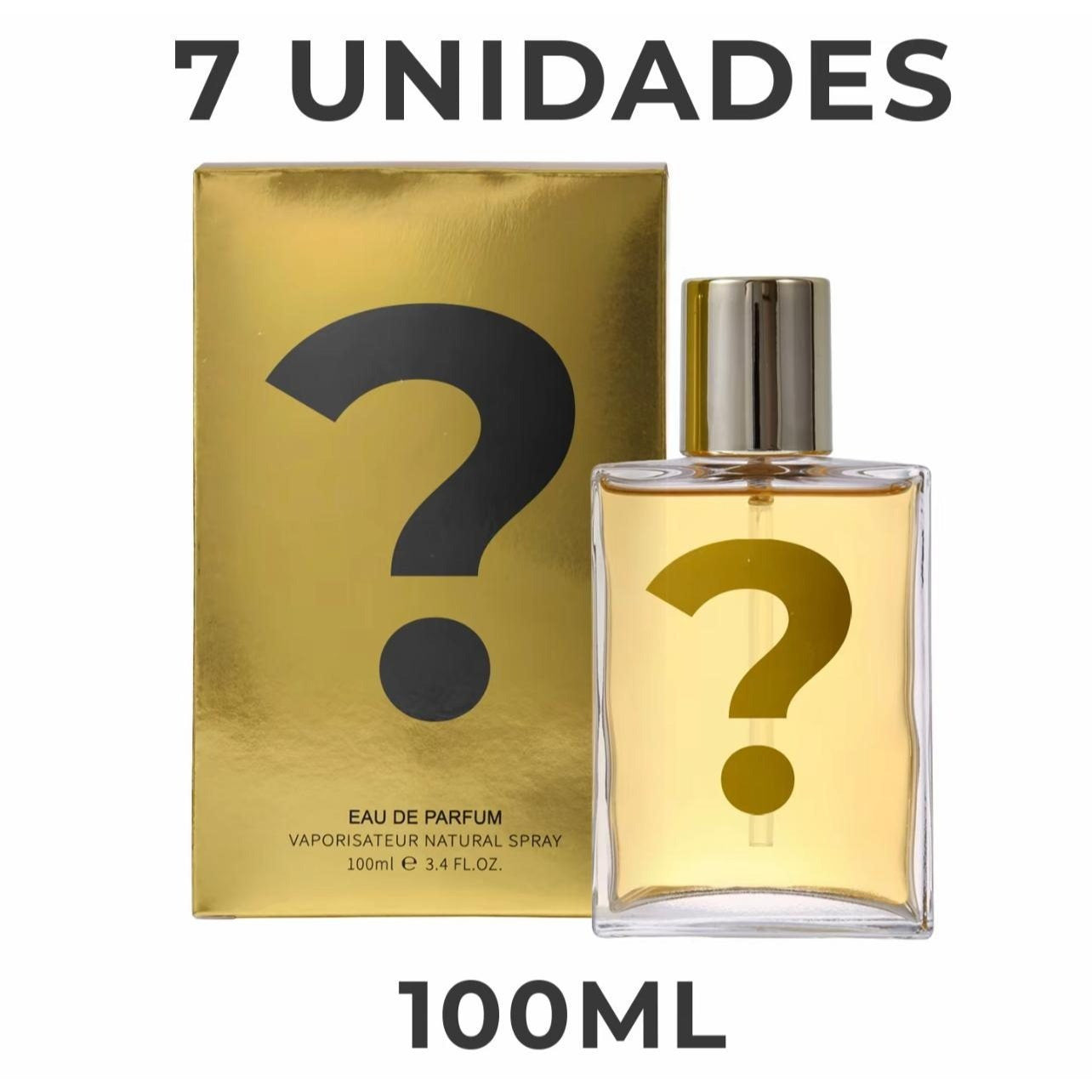 Pack 7 Perfumes Hombre 100ml – Set Fragancias Masculinas Variadas Larga Duración, Aromas Amaderados, Frescos y Orientales, Ideal Regalo o Uso Diario, Lote Sorpresa Económico