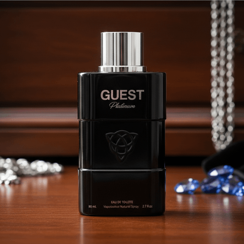 Eau De Toilette Guest Platinum Pour Homme 100ML - Perfume Seductor Para Noches Especiales