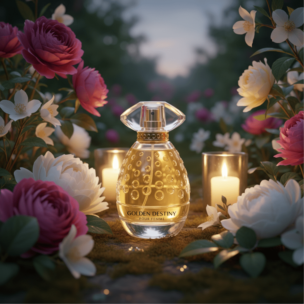 Eau De Parfum Golden Destinity Pour Femme 100ML - Elegancia Floral Amaderada Para Eventos