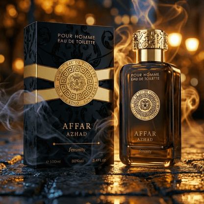 Perfume masculino Affar Azhad pour Homme 100ml eau de toilette – Fragancia intensa y duradera con notas orientales amaderadas, ideal para hombres elegantes y seguros