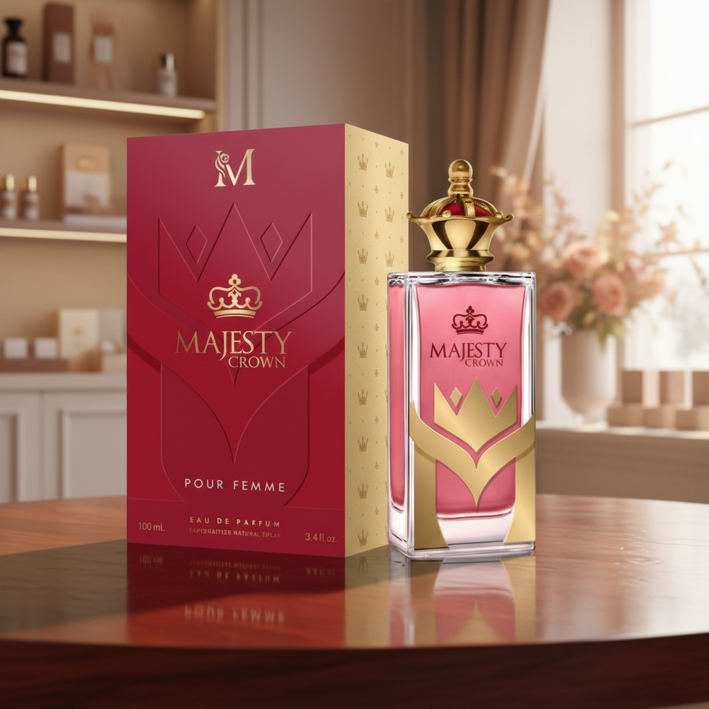 Eau De Parfum Majesty Crown Para Mujer 100ML - Elegancia Floral Frutal