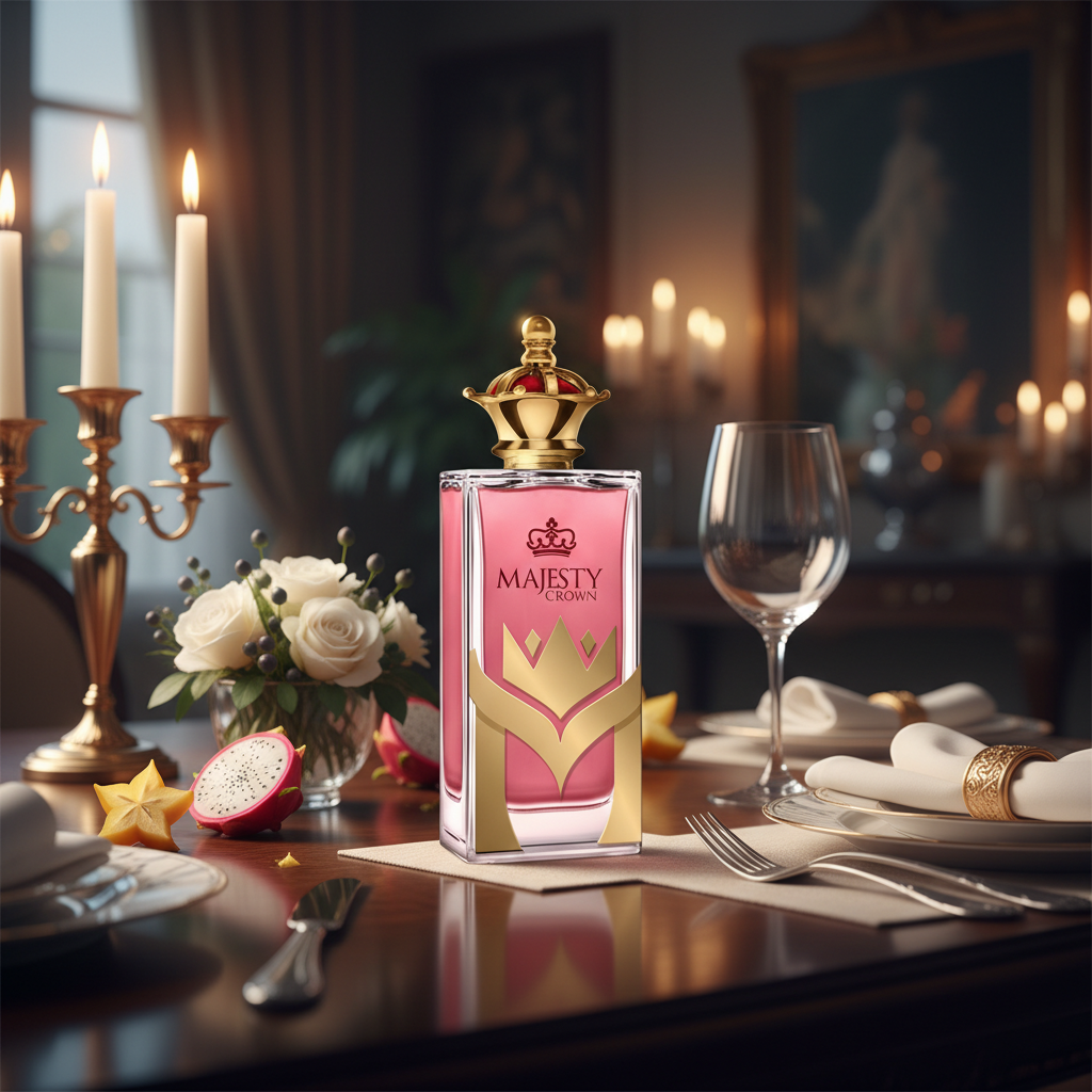 Eau De Parfum Majesty Crown Para Mujer 100ML - Elegancia Floral Frutal