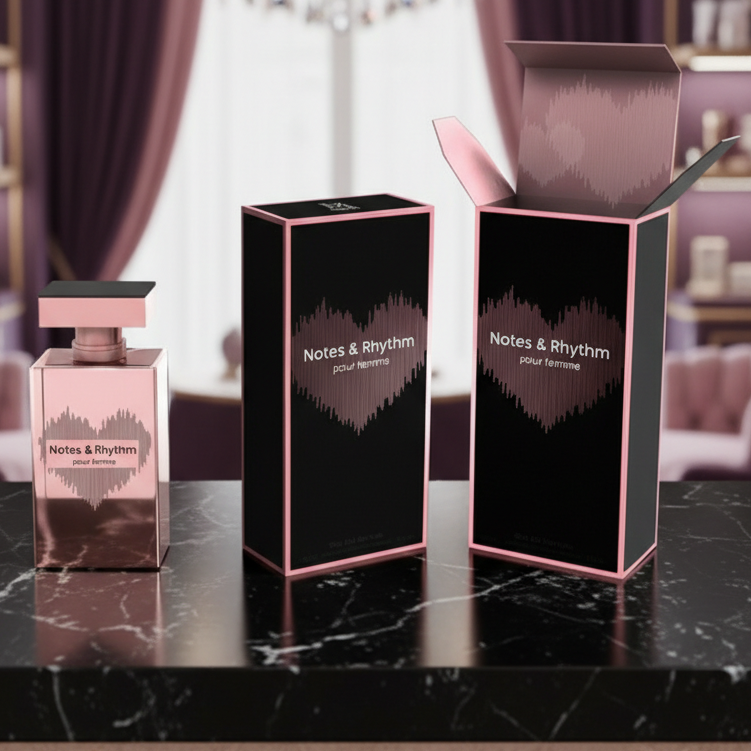 Eau De Parfum Notes & Rhythm Pour Femme 100ML - Elegancia Floral Amaderada