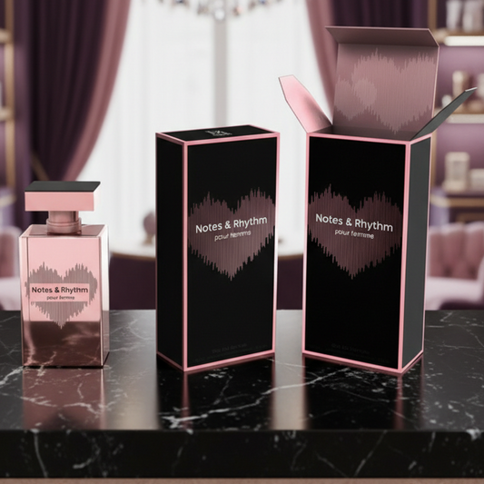Eau De Parfum Notes & Rhythm Pour Femme 100ML - Elegancia Floral Amaderada