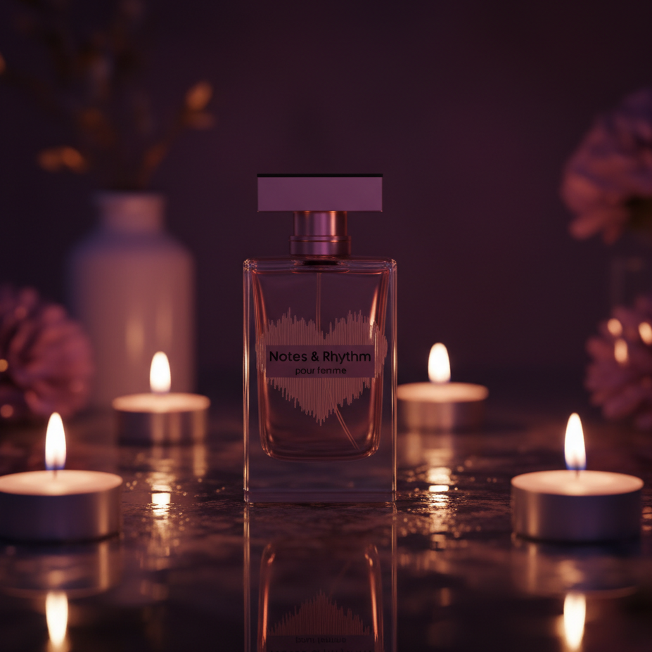 Eau De Parfum Notes & Rhythm Pour Femme 100ML - Elegancia Floral Amaderada