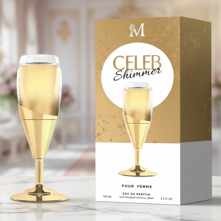 Eau De Parfum Celeb Shimmer Pour Femme 100ML - Fragancia Floral Frutal