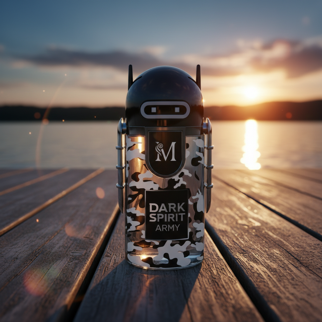 Eau De Toilette Dark Spirit Army Pour Homme 100ML - Fragancia Amaderada
