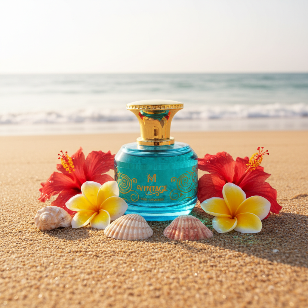 Eau De Parfum Vintage Deep Turquoise Para Mujer 100ML - Fragancia Floral Frutal