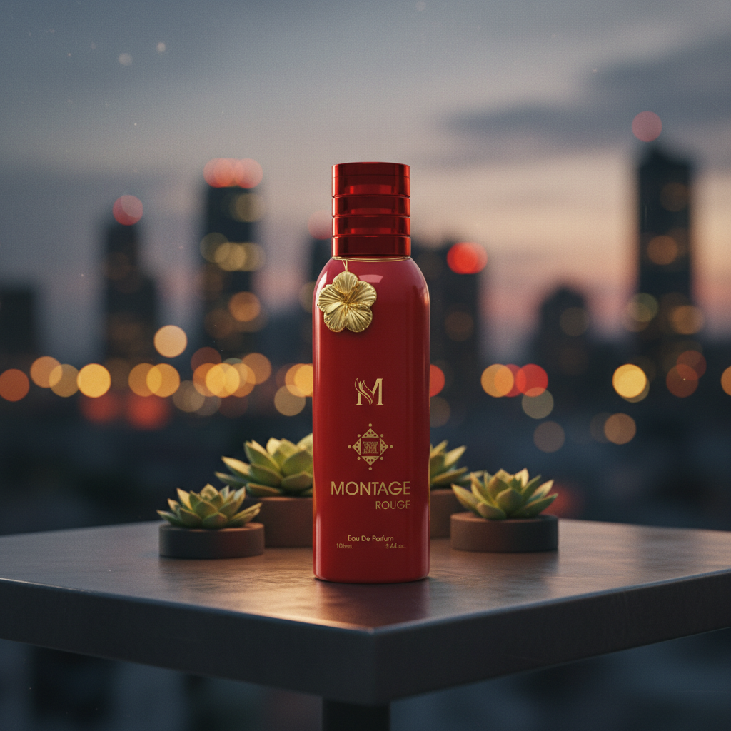 Eau De Parfum Montage Rouge Pour Femme 100ML - Elegancia Y Sofisticación