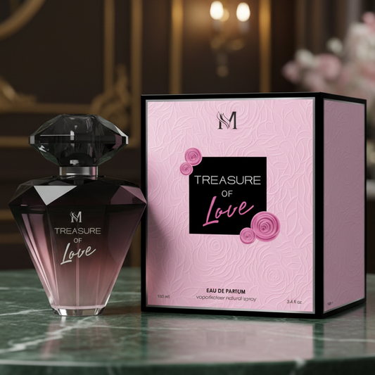 Eau De Parfum Treasure Of Love Pour Femme 100ML - Elegancia Floral Frutal