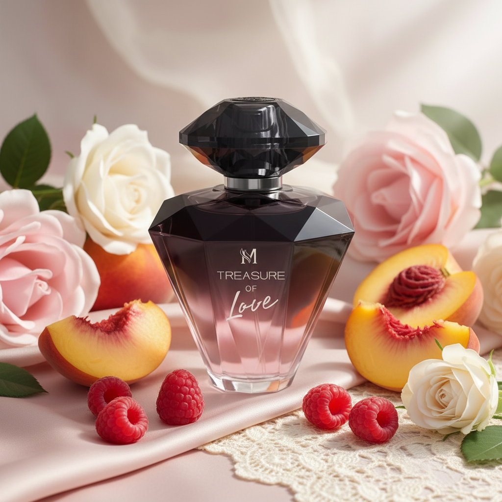 Eau De Parfum Treasure Of Love Pour Femme 100ML - Elegancia Floral Frutal