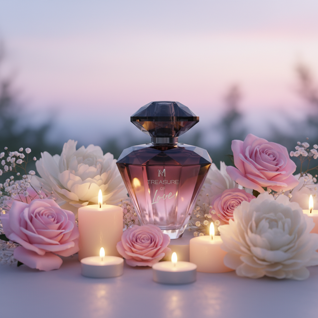 Eau De Parfum Treasure Of Love Pour Femme 100ML - Elegancia Floral Frutal
