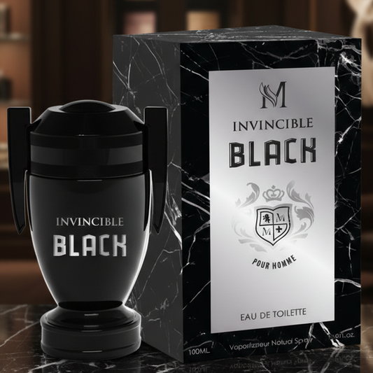 Eau De Toilette Invincible Black Pour Homme 100ML - Fragancia Elegante