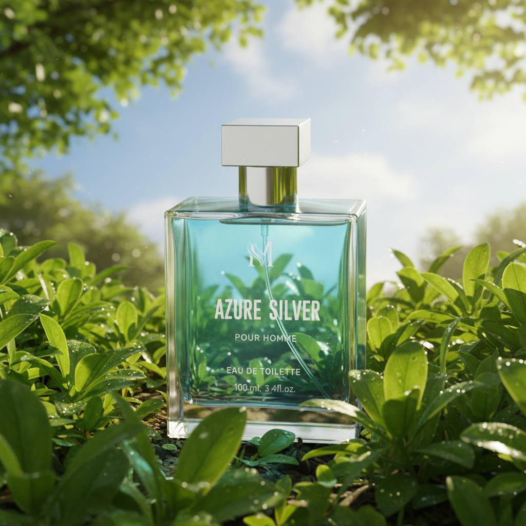 Eau De Toilette Azure Silver Pour Homme 100ML - Frescura Y Vitalidad