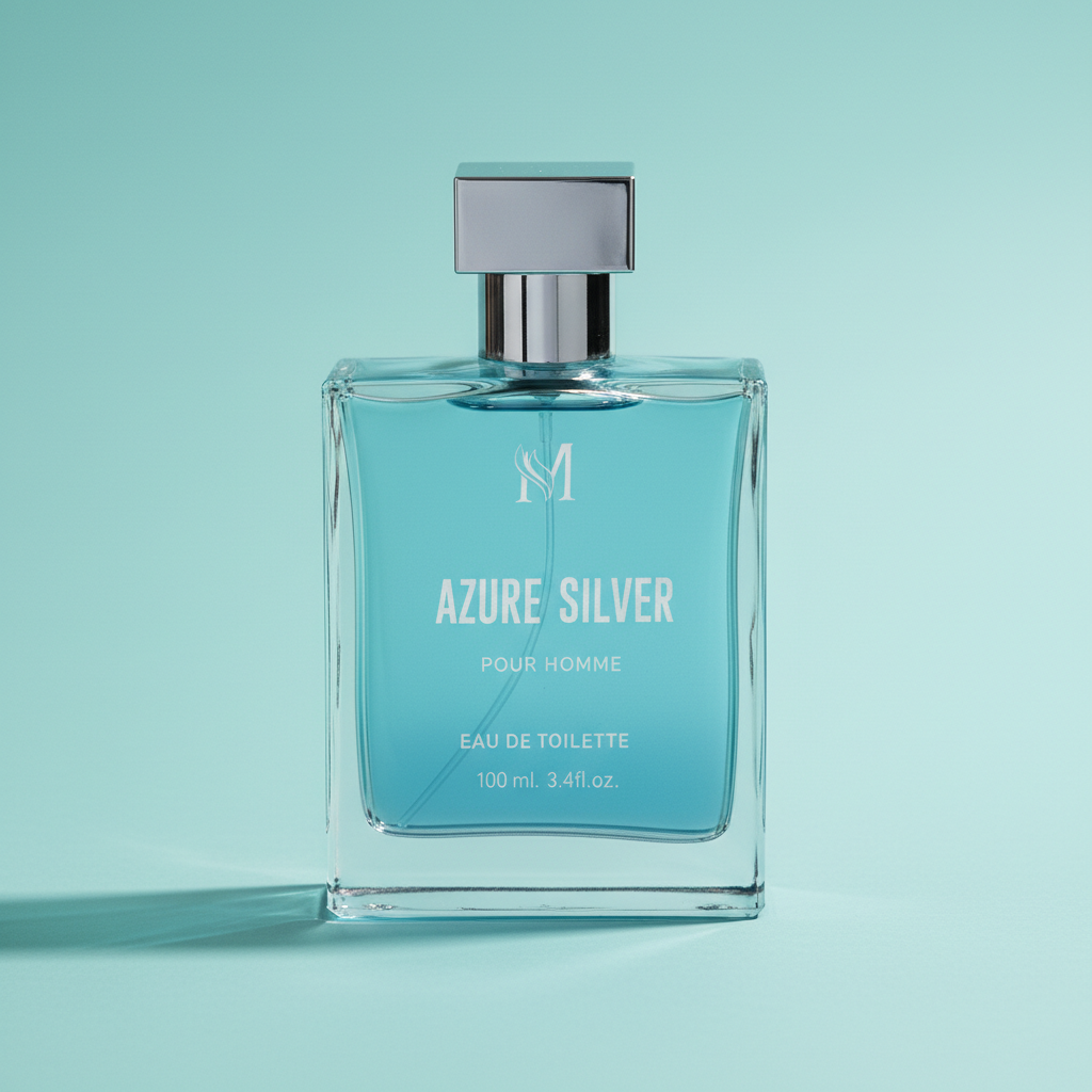 Eau De Toilette Azure Silver Pour Homme 100ML - Frescura Y Vitalidad
