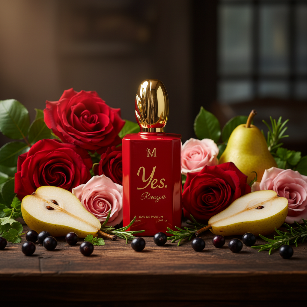 Eau De Parfum Yes Rouge Pour Femme 100ML - Fragancia Floral Frutal