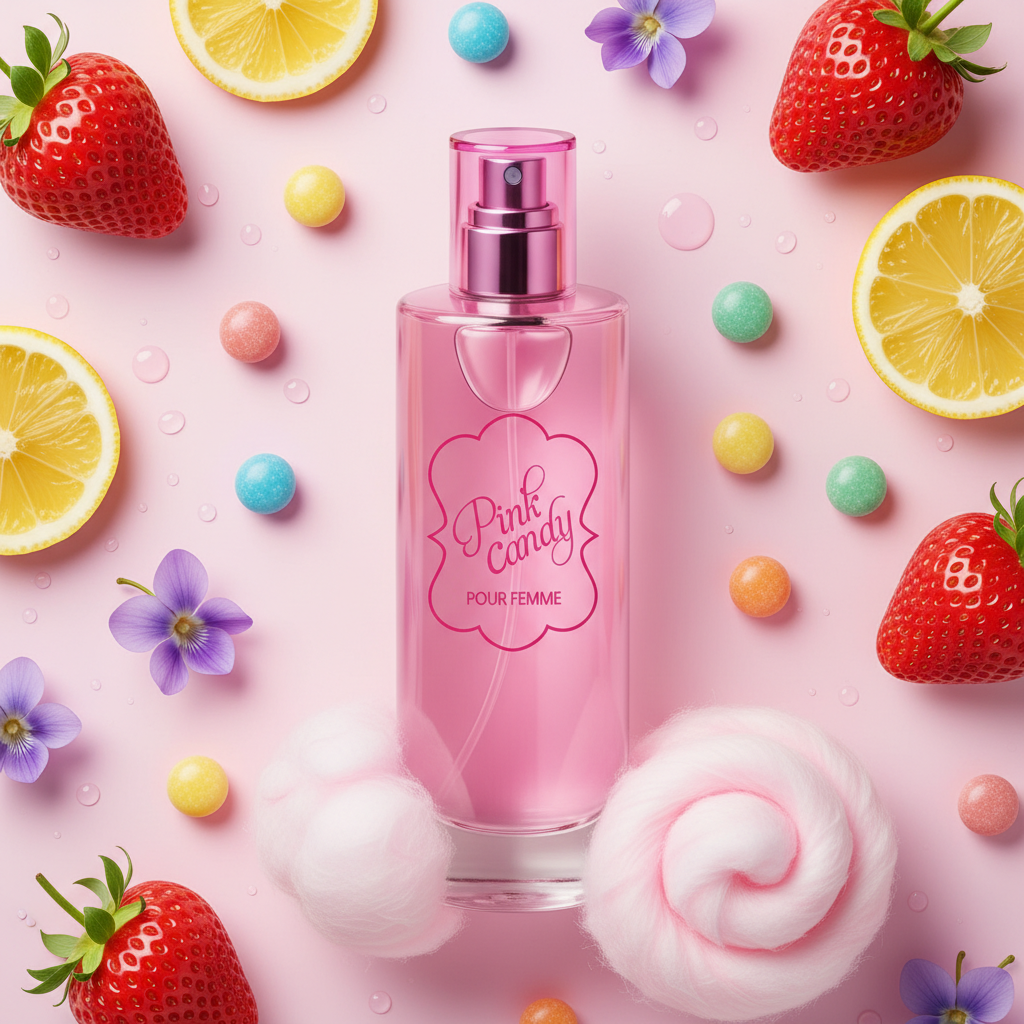 Eau De Parfum Pink Candy Pour Femme 100ML - Fragancia Dulce Y Juguetona