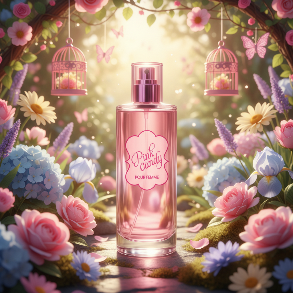 Eau De Parfum Pink Candy Pour Femme 100ML - Fragancia Dulce Y Juguetona