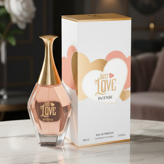 Perfume Eau De Parfum Just Love Intense Pour Femme 100ML - Elegancia Floral Frutal