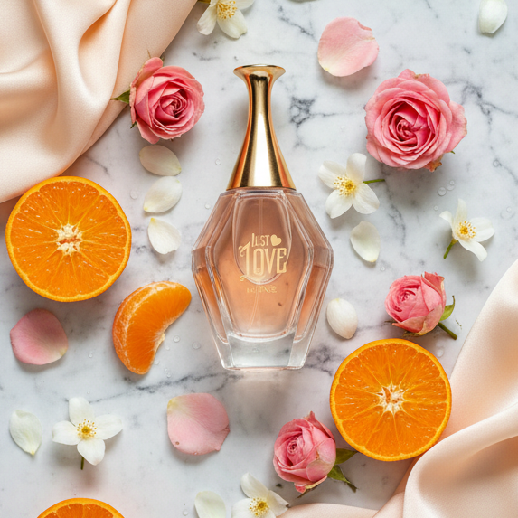 Perfume Eau De Parfum Just Love Intense Pour Femme 100ML - Elegancia Floral Frutal
