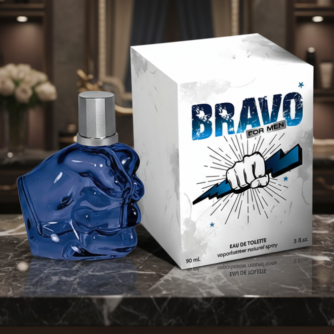 Eau De Toilette Bravo Pour Homme 100ML - Fragancia Amaderada Aromática