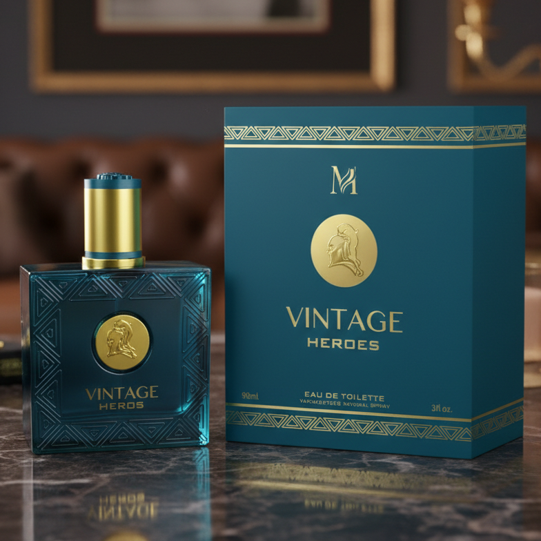 Eau De Toilette Vintage Heroes Pour Homme 90ML - Fragancia Masculina