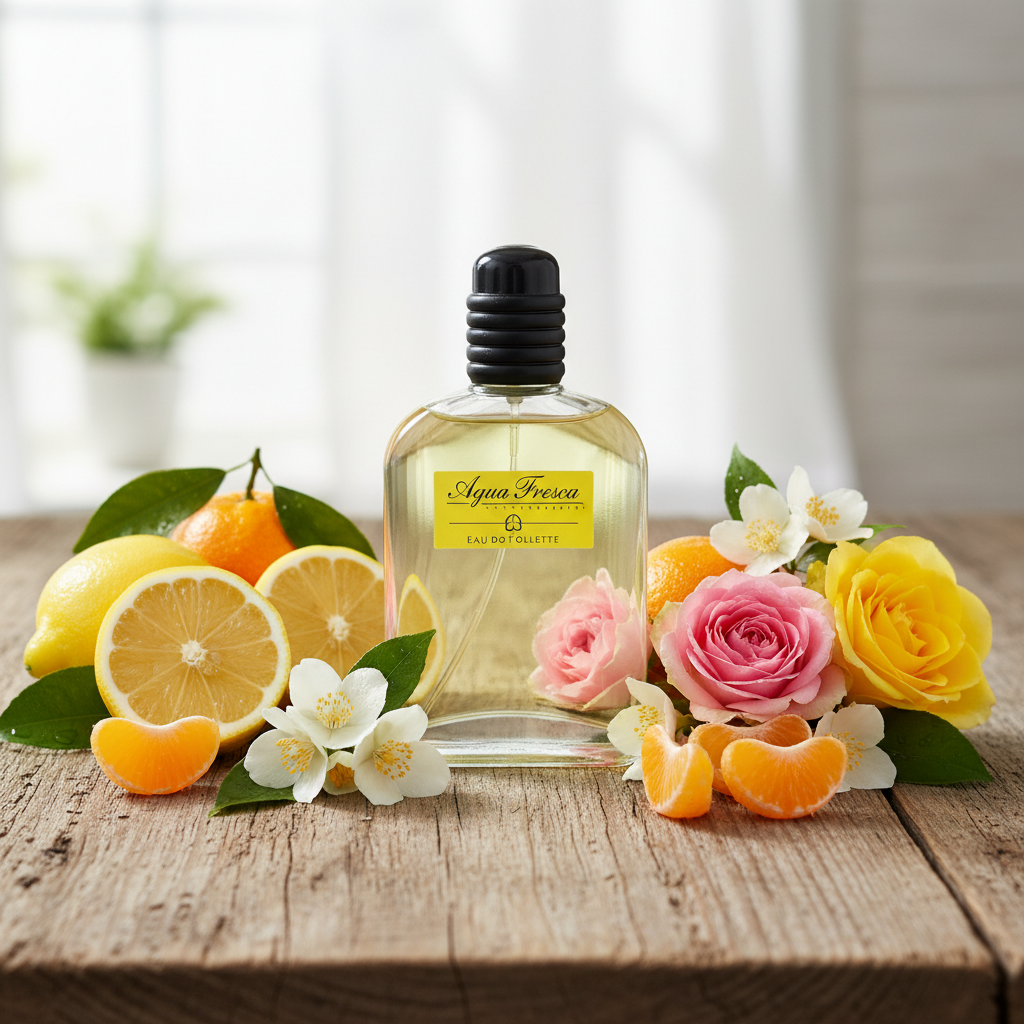 Agua Fresca Eau De Toilette Para Hombre 100ml - Fragancia Cítrica Aromática