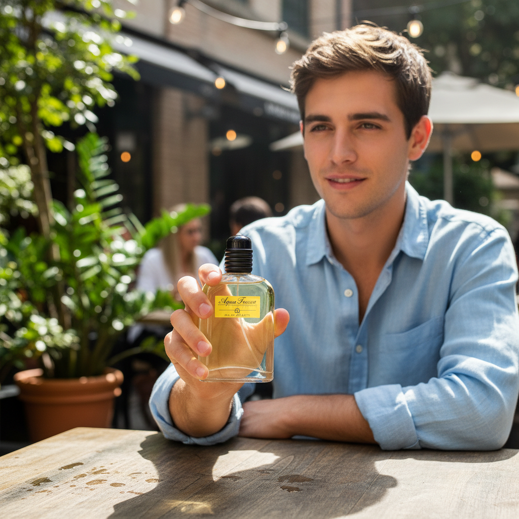 Agua Fresca Eau De Toilette Para Hombre 100ml - Fragancia Cítrica Aromática