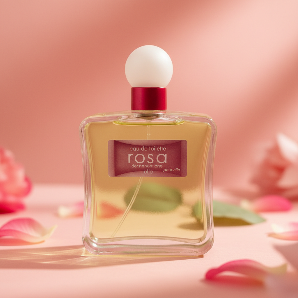 Rosa Eau De Toilette Para Ella 100ml - Fragancia Floral Frutal
