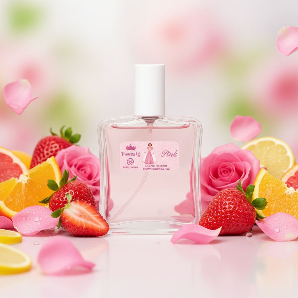 Eau De Toilette Pink Princess 100ML - Fragancia Frutal Floral Gourmand