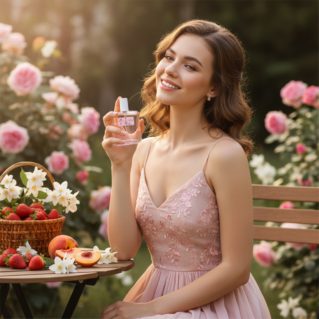Eau De Toilette Pink Princess 100ML - Fragancia Frutal Floral Gourmand
