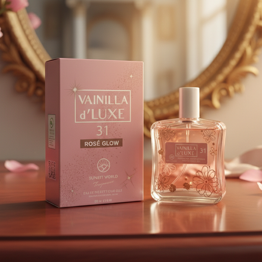 Eau De Toillette Vainilla D'luxe Rose Glow Pour Femme 100ML