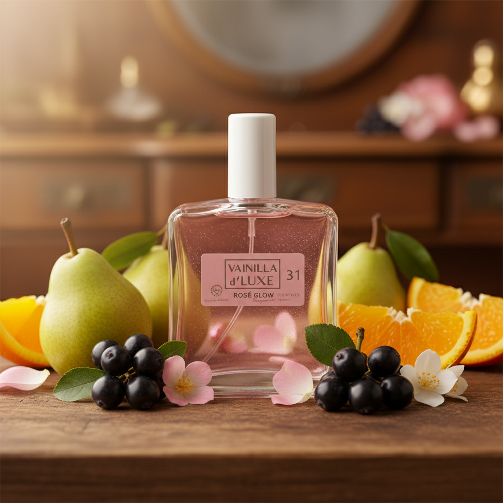 Eau De Toillette Vainilla D'luxe Rose Glow Pour Femme 100ML