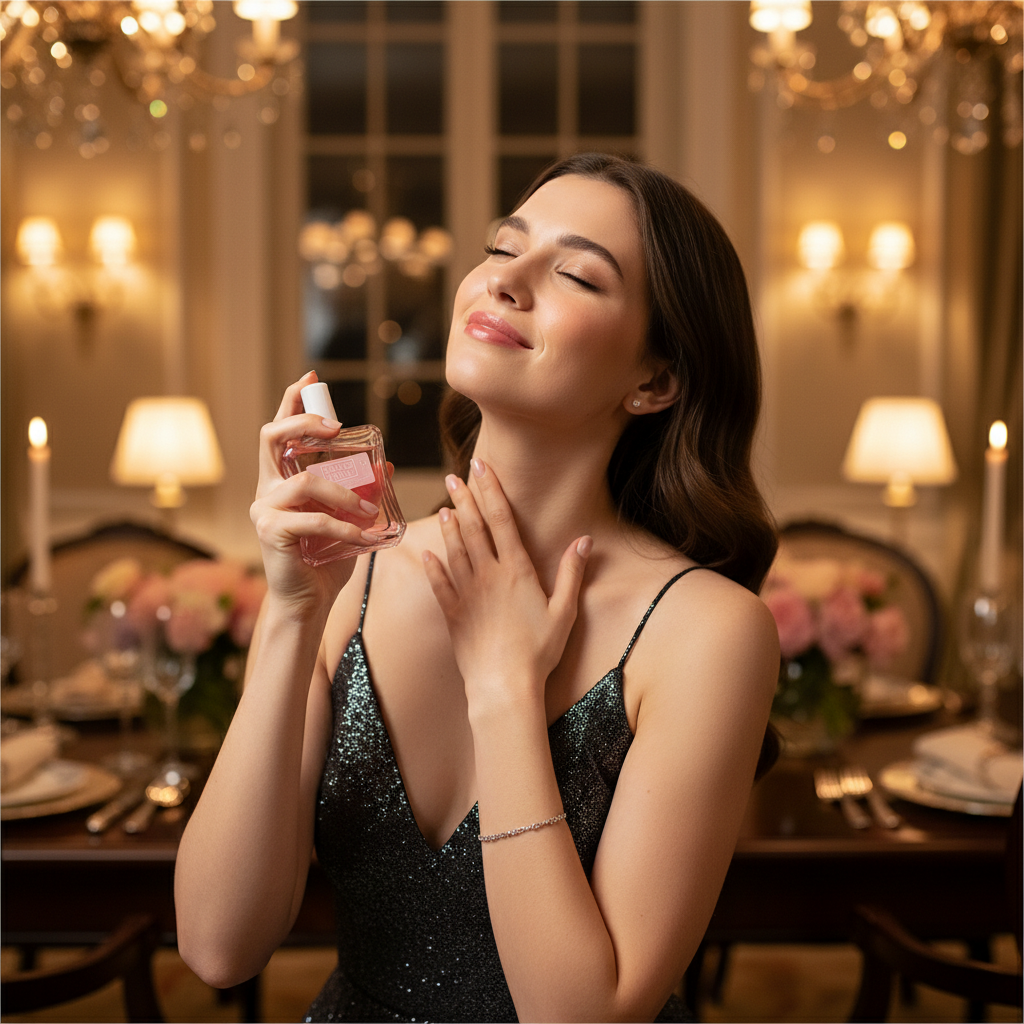 Eau De Toillette Vainilla D'luxe Rose Glow Pour Femme 100ML